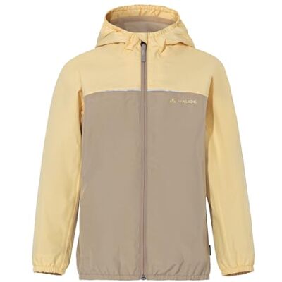 VAUDE Turaco III – Regenjacke für Mädchen aus Polyester, Regenponcho mit Kapuze, wasserdicht und winddicht – ideal für Radtouren – vanilla, Größe: 92 VAUDE Turaco III – Regenjacke für Mädchen aus Polyester, Regenponcho mit Kapuze, wasserdicht und winddicht – ideal für Radtouren – vanilla, Größe: 92