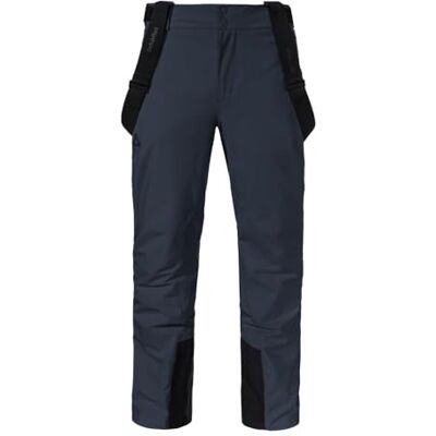Schöffel Herren Pants Style Pine MNS, wasserdichte Skihose mit abnehmbaren Hosenträgern, Thermohose mit 2-Wege-Stretch und verstärktem Bein, Navy Blazer, 52 Schöffel Herren Pants Style Pine MNS, wasserdichte Skihose mit abnehmbaren Hosenträgern, Thermohose mit 2-Wege-Stretch und verstärktem Bein, Navy Blazer, 52