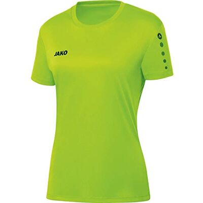 JAKO Damen Trikot Team Damen (Kurzarm), Neongrün, 36 JAKO Damen Trikot Team Damen (Kurzarm), Neongrün, 36