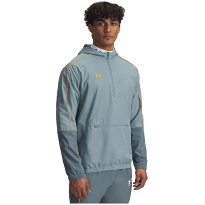 Under Armour Herren Challenger Warmup Jacke, wasserabweisende Trainingsjacke, leichte & atmungsaktive Sportjacke mit Mesh-Innenfutter, Laufjacke mit vorderer Zip-Tasche,Jasper Blue / / Squad Orange,LG Under Armour Herren Challenger Warmup Jacke, wasserabweisende Trainingsjacke, leichte & atmungsaktive Sportjacke mit Mesh-Innenfutter, Laufjacke mit vorderer Zip-Tasche,Jasper Blue / / Squad Orange,LG
