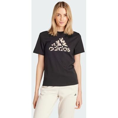 Adidas Damen Animal Graphic Tee, Black, XS Adidas Damen Animal Graphic Tee, Black, XS
