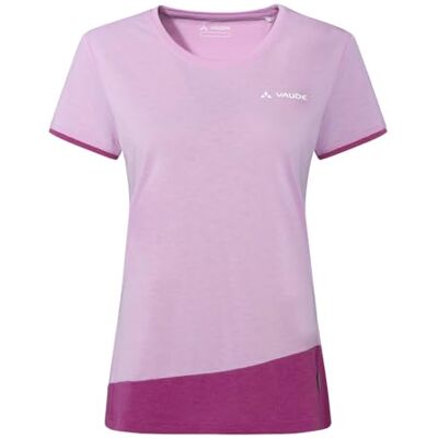 VAUDE Sveit T-Shirt für Damen – Schnelltrocknendes & geruchsresistentes Sport Shirt, Atmungsaktives Outdoor T-Shirt mit Rundhals, für Fahrradreisen & Bergsport, mit Merino Wolle, Raspberry, 44 VAUDE Sveit T-Shirt für Damen – Schnelltrocknendes & geruchsresistentes Sport Shirt, Atmungsaktives Outdoor T-Shirt mit Rundhals, für Fahrradreisen & Bergsport, mit Merino Wolle, Raspberry, 44