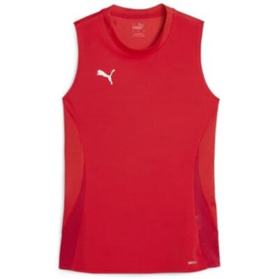 Puma Damen Sportshirt - ärmelloses Trikot - Rot Puma Damen Sportshirt - ärmelloses Trikot - Rot