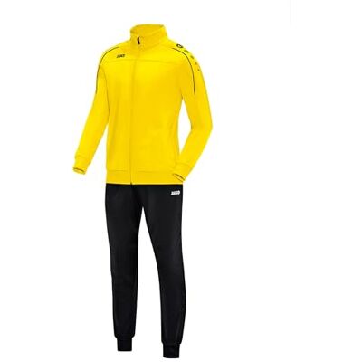 JAKO Unisex Kinder Trainingsanzug Polyester Classico, Citro, 140 JAKO Unisex Kinder Trainingsanzug Polyester Classico, Citro, 140