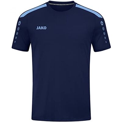 JAKO Damen Trikot Power (Kurzarm), Marine/SkyBlue, 38 JAKO Damen Trikot Power (Kurzarm), Marine/SkyBlue, 38
