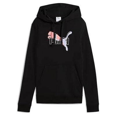 Puma Unisex ESS Logo LAB Hoodie TR Kapuzenpullis, Black, Puma Unisex ESS Logo LAB Hoodie TR Kapuzenpullis, Black,