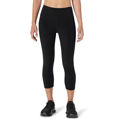 Amazon Essentials Damen Trainings-Leggings für Sport und Freizeit, Schwarz, L Amazon Essentials Damen Trainings-Leggings für Sport und Freizeit, Schwarz, L
