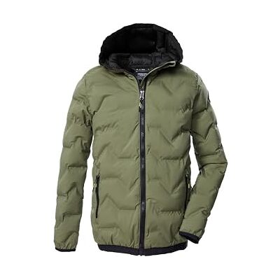 Killtec Jungen Steppjacke/Funktionsjacke in Daunenoptik mit Kapuze KOW 229 BYS QLTD JCKT, oliv, 140, 43513-000 Killtec Jungen Steppjacke/Funktionsjacke in Daunenoptik mit Kapuze KOW 229 BYS QLTD JCKT, oliv, 140, 43513-000