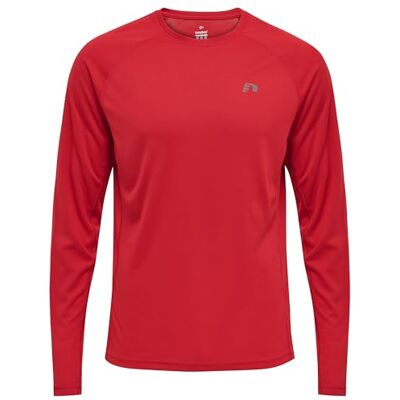 newline Herren Mens Core Running L/S T-Shirt, Tango Red, S EU newline Herren Mens Core Running L/S T-Shirt, Tango Red, S EU