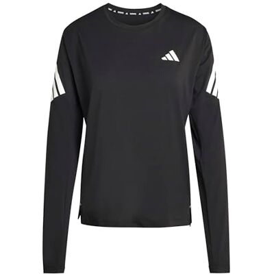 Adidas Damen Adi365 Running Climacool Iconic Long Sleeve Shirt, Black, S Adidas Damen Adi365 Running Climacool Iconic Long Sleeve Shirt, Black, S