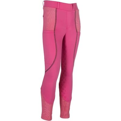 HKM Mädchen Claire Silikon-vollbesatz Leggings, Rosa, 110-116 EU HKM Mädchen Claire Silikon-vollbesatz Leggings, Rosa, 110-116 EU