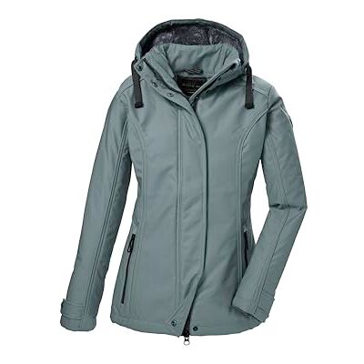 G.I.G.A. DX Damen Softshelljacke/Outdoorjcake mit abzippbarer Kapuze GW 23 WMN SFTSHLL JCKT, aquaverde, 34, 42211-000 G.I.G.A. DX Damen Softshelljacke/Outdoorjcake mit abzippbarer Kapuze GW 23 WMN SFTSHLL JCKT, aquaverde, 34, 42211-000