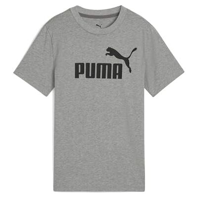 Puma Jungen ESS No. 1 Logo Tee B T-Shirts, Medium Gray Heather, 176 Puma Jungen ESS No. 1 Logo Tee B T-Shirts, Medium Gray Heather, 176