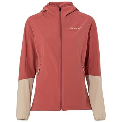 VAUDE Moab IV Softshelljacke für Damen – Winddichte Jacke mit Kapuze, wasserdicht und luftdurchlässig, aus Stretchmaterial – für Wandern und Radtouren – brick, Größe: 42 VAUDE Moab IV Softshelljacke für Damen – Winddichte Jacke mit Kapuze, wasserdicht und luftdurchlässig, aus Stretchmaterial – für Wandern und Radtouren – brick, Größe: 42