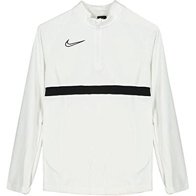 NIKE Kinder Dri-FIT Academy 21 Jacke, White/Black/Black/Black, S NIKE Kinder Dri-FIT Academy 21 Jacke, White/Black/Black/Black, S