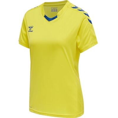 hummel Core XK Poly Jersey S/S Damen Trikot, Kurzarm Sport T-Shirt, Sportkragen mit Fronteinsatz, BE hummel Core XK Poly Jersey S/S Damen Trikot, Kurzarm Sport T-Shirt, Sportkragen mit Fronteinsatz, BE