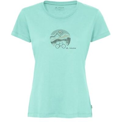 VAUDE Women's Cyclist T-Shirt V, Shirt zum Radfahren, sage, 44 VAUDE Women's Cyclist T-Shirt V, Shirt zum Radfahren, sage, 44