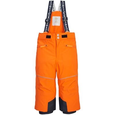 first instinct by killtec Kinder Skihose/Funktionshose mit Trägern und Schneefang FISW 48 MNS SKI PNTS, dunkelorange, 98/104, 43392-000 first instinct by killtec Kinder Skihose/Funktionshose mit Trägern und Schneefang FISW 48 MNS SKI PNTS, dunkelorange, 98/104, 43392-000