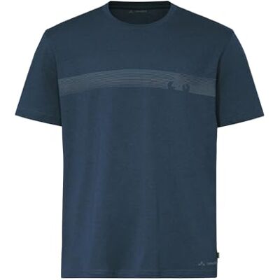 VAUDE Men's Cyclist T-Shirt V, leichtes und trendiges T-Shirt, Dark sea/Dark sea, XL VAUDE Men's Cyclist T-Shirt V, leichtes und trendiges T-Shirt, Dark sea/Dark sea, XL