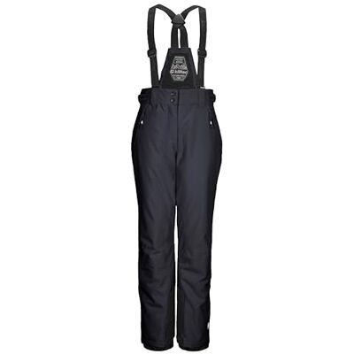 Killtec Mädchen Skihose/Funktionshose mit abnehmbarem Latz, Kantenschutz und Schneefang KSW 213 GRLS SKI PNTS, schwarz blau, 140, 43650-000 Killtec Mädchen Skihose/Funktionshose mit abnehmbarem Latz, Kantenschutz und Schneefang KSW 213 GRLS SKI PNTS, schwarz blau, 140, 43650-000