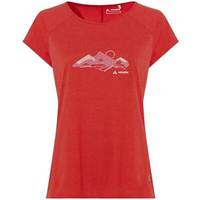 VAUDE Women's Tekoa T-Shirt II, Lässiges Damen T-Shirt, Lava, 40 VAUDE Women's Tekoa T-Shirt II, Lässiges Damen T-Shirt, Lava, 40