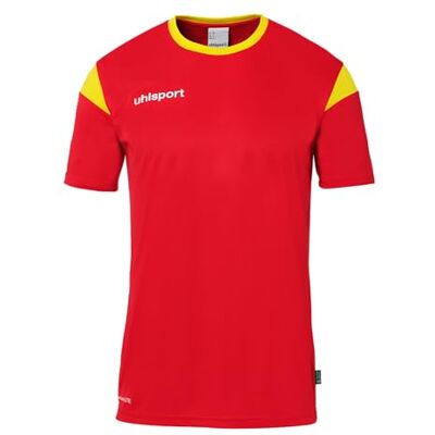 uhlsport Unisex Squad 27 Kurzarm Trikot, Rot/Limonengelb, M EU uhlsport Unisex Squad 27 Kurzarm Trikot, Rot/Limonengelb, M EU