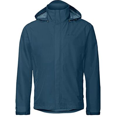 VAUDE Escape Light Regenjacke Herren wasserdicht – Leichte 2-Lagen Jacke mit verstaubarer Kapuze, winddicht und atmungsaktiv, baltic sea,S VAUDE Escape Light Regenjacke Herren wasserdicht – Leichte 2-Lagen Jacke mit verstaubarer Kapuze, winddicht und atmungsaktiv, baltic sea,S