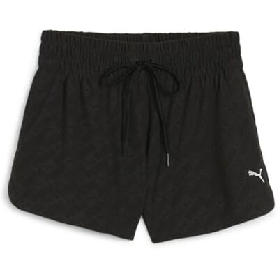 Puma Unisex Fit Marken-Fleece-Shorts, HW, 7,6 cm, Kurze Strickshorts Puma Unisex Fit Marken-Fleece-Shorts, HW, 7,6 cm, Kurze Strickshorts