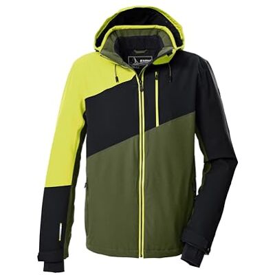 Killtec Herren Outdoorjacke/Funktionsjacke mit abzipbarer Kapuze und Schneefang KSW 32 MN SKI JCKT, waldgrün, S, 43430-000 Killtec Herren Outdoorjacke/Funktionsjacke mit abzipbarer Kapuze und Schneefang KSW 32 MN SKI JCKT, waldgrün, S, 43430-000