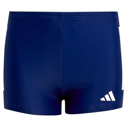 Adidas Boy's 3-Stripes Swim Boxers Kids, Dark Blue/White, 15-16 Years Adidas Boy's 3-Stripes Swim Boxers Kids, Dark Blue/White, 15-16 Years