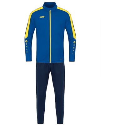 JAKO Herren Trainingsanzug Polyester Power, Royal/Citro, M JAKO Herren Trainingsanzug Polyester Power, Royal/Citro, M