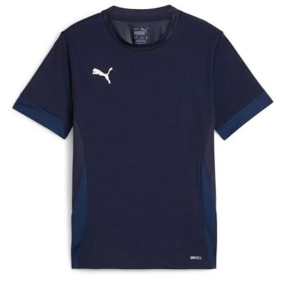 Puma Unisex Teamgoal Matchday Jr Fußballtrikot, Navy- White-Persian Blue, 128 EU Puma Unisex Teamgoal Matchday Jr Fußballtrikot, Navy- White-Persian Blue, 128 EU