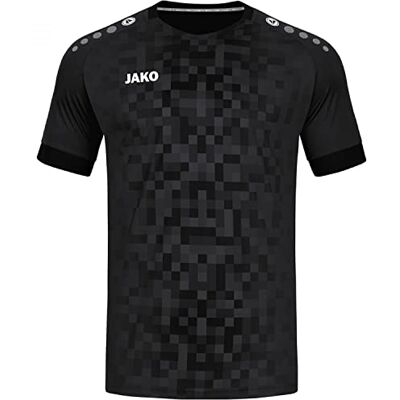 JAKO Kinder Trikot Pixel (Kurzarm), Schwarz, 128 JAKO Kinder Trikot Pixel (Kurzarm), Schwarz, 128