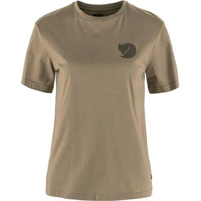 Fjällräven Damen Walk with Nature T-Shirt, Suede Brown, M Fjällräven Damen Walk with Nature T-Shirt, Suede Brown, M