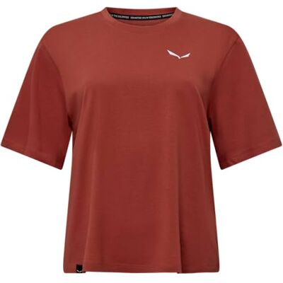 Salewa Eagle Sunset Loose T-Shirt W S/S für Damen, Etruskisches Rot, Large Salewa Eagle Sunset Loose T-Shirt W S/S für Damen, Etruskisches Rot, Large