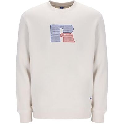 Russell Athletic Herren Benjamin3-crew Sweatshirt Tunika Zum Stillen, Weißer Sand, L EU Russell Athletic Herren Benjamin3-crew Sweatshirt Tunika Zum Stillen, Weißer Sand, L EU