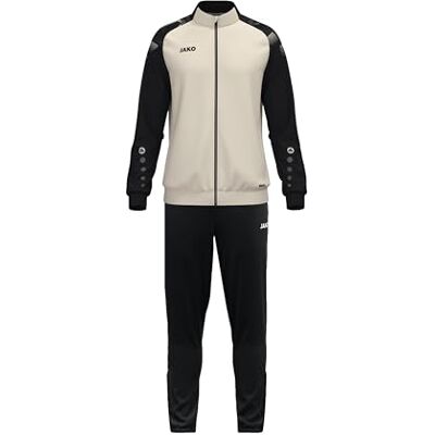 JAKO Polyesteranzug Sonic, off white/schwarz, XL JAKO Polyesteranzug Sonic, off white/schwarz, XL