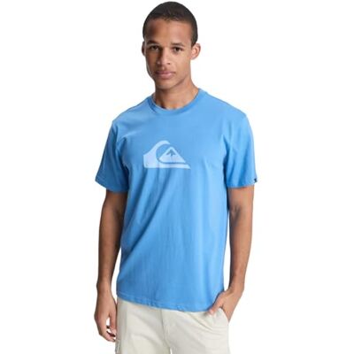 Quiksilver T-Shirt mit kurzen Ärmeln, EV Com Logo, SS, für Herren, Blau Quiksilver T-Shirt mit kurzen Ärmeln, EV Com Logo, SS, für Herren, Blau