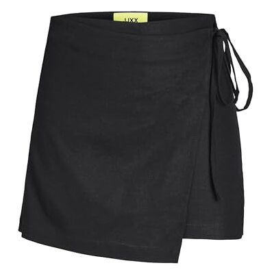 JJXX Jack & Jones Damen Jxmary Linen Hw Skort PNT Skort, Grau, XS JJXX Jack & Jones Damen Jxmary Linen Hw Skort PNT Skort, Grau, XS