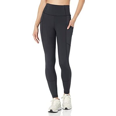 Amazon Essentials Damen Active Sculpt Workout Leggings in voller Länge mit hohem Bund und Taschen (in Übergröße erhältlich), Schwarz, XL Amazon Essentials Damen Active Sculpt Workout Leggings in voller Länge mit hohem Bund und Taschen (in Übergröße erhältlich), Schwarz, XL