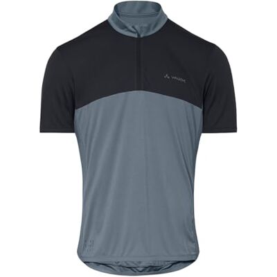 VAUDE Men's Matera HZ Tricot, Herren Rennrad Trikot, Passform: Slim fit, Heron, S VAUDE Men's Matera HZ Tricot, Herren Rennrad Trikot, Passform: Slim fit, Heron, S
