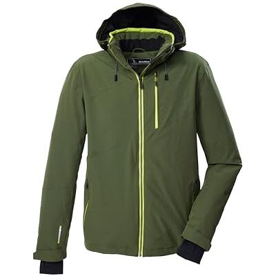 Killtec Herren Outdoorjacke/Funktionsjacke mit abzipbarer Kapuze und Schneefang KSW 24 MN SKI JCKT, waldgrün, L, 43429-000 Killtec Herren Outdoorjacke/Funktionsjacke mit abzipbarer Kapuze und Schneefang KSW 24 MN SKI JCKT, waldgrün, L, 43429-000