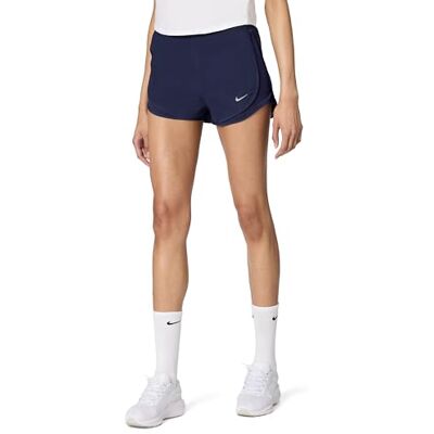 NIKE Tempo Dri-Fit Laufshorts Mit Mittelhohe Bund Für Damen (Ca. 7,5 cm), Midnight Navy/Reflective Silv, HM6096-411, S NIKE Tempo Dri-Fit Laufshorts Mit Mittelhohe Bund Für Damen (Ca. 7,5 cm), Midnight Navy/Reflective Silv, HM6096-411, S