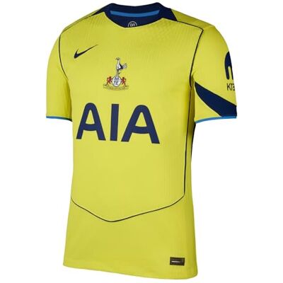 NIKE Tottenham Hotspur 2025/26 Match Third Authentic Dri-Fit ADV Total 90 Fußballtrikot Für Herren, Dynamic Yellow/Blue Void/Blue Void, HM3199-741, XL NIKE Tottenham Hotspur 2025/26 Match Third Authentic Dri-Fit ADV Total 90 Fußballtrikot Für Herren, Dynamic Yellow/Blue Void/Blue Void, HM3199-741, XL