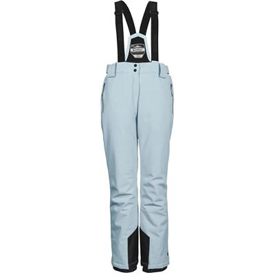 Killtec Damen Skihose/Funktionshose mit abnehmbaren Trägern, Kantenschutz und Schneefang KSW 249 WMN SKI PNTS_ERIELLE, hell eisblau, 44, 43428-000 Killtec Damen Skihose/Funktionshose mit abnehmbaren Trägern, Kantenschutz und Schneefang KSW 249 WMN SKI PNTS_ERIELLE, hell eisblau, 44, 43428-000