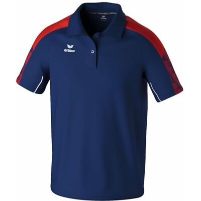 Erima Herren EVO Star Polo Shirt (1112404), New Navy/rot, XXL Erima Herren EVO Star Polo Shirt (1112404), New Navy/rot, XXL