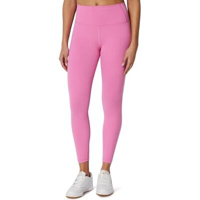 Amazon Essentials Damen Formflex Yoga-Leggings mit hohem Bund in 7/8-Länge, butterweich, mit einer Innennahtlänge von 63,5cm, Rosa, M Amazon Essentials Damen Formflex Yoga-Leggings mit hohem Bund in 7/8-Länge, butterweich, mit einer Innennahtlänge von 63,5cm, Rosa, M