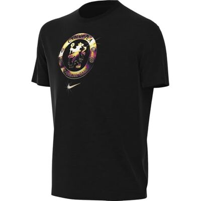 Nike Chelsea Badge T-Shirt Juniors - unisex - Schwarz - S Nike Chelsea Badge T-Shirt Juniors - unisex - Schwarz - S
