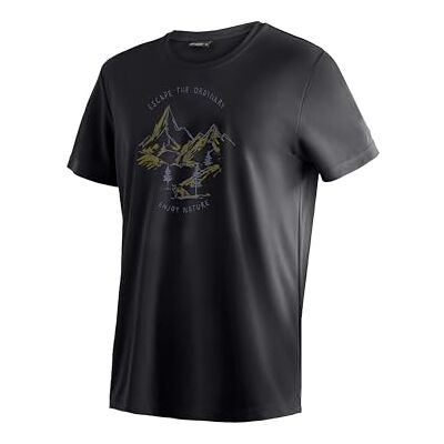 Maier Sports Dieter Print Herren Funktionsshirt, Freizeitshirt mit Aufdruck, Regular Fit Maier Sports Dieter Print Herren Funktionsshirt, Freizeitshirt mit Aufdruck, Regular Fit