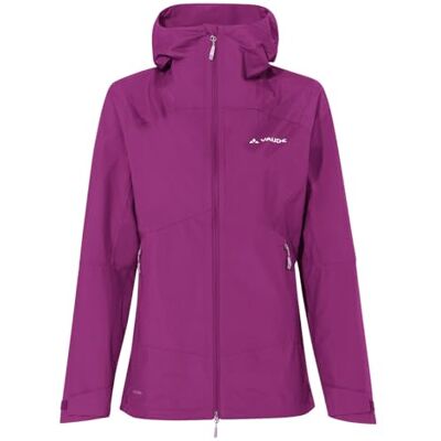 VAUDE Women's Simony 2,5L Jacket V, Leichte Damen Regenjacke, pink orchid, 44 VAUDE Women's Simony 2,5L Jacket V, Leichte Damen Regenjacke, pink orchid, 44
